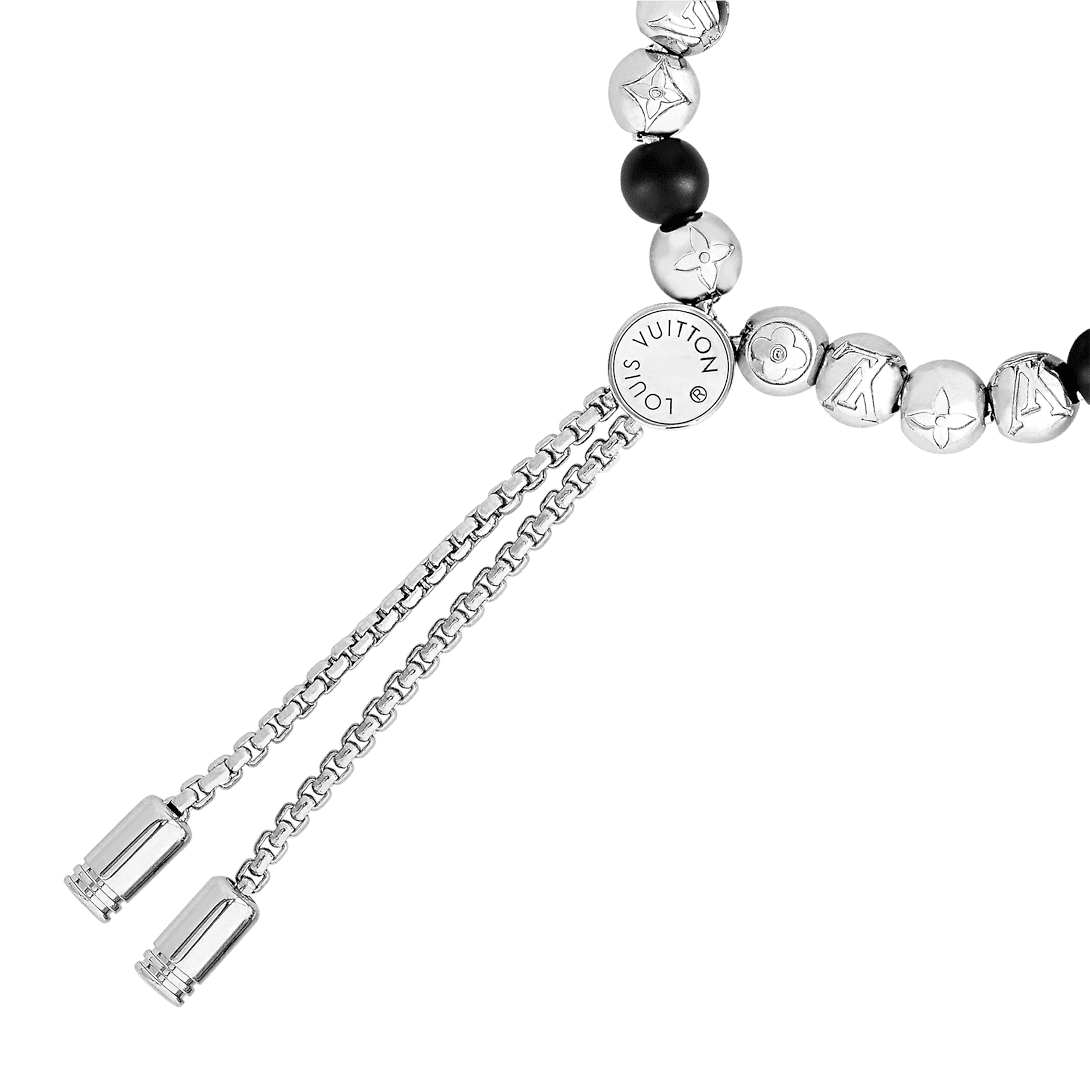18K Louis Monogram Beads Bracelet