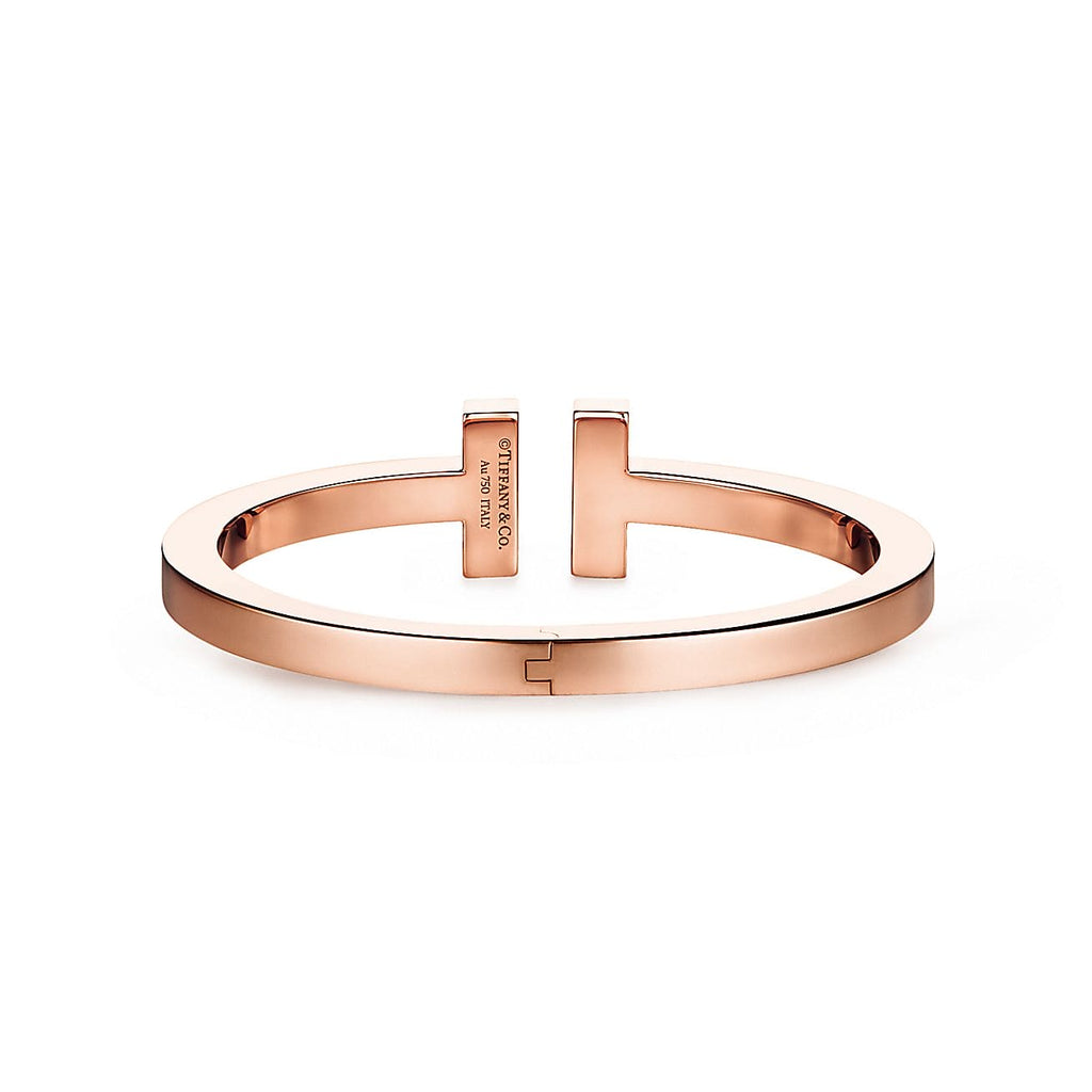 18K T Diamond Square Bracelet