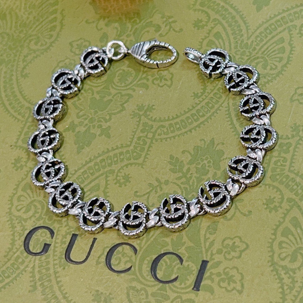 Double G Interlocking G Bracelet