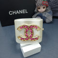 18K CC Pink Crystals Bracelet