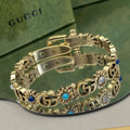 18K Double G Flowers Bracelet