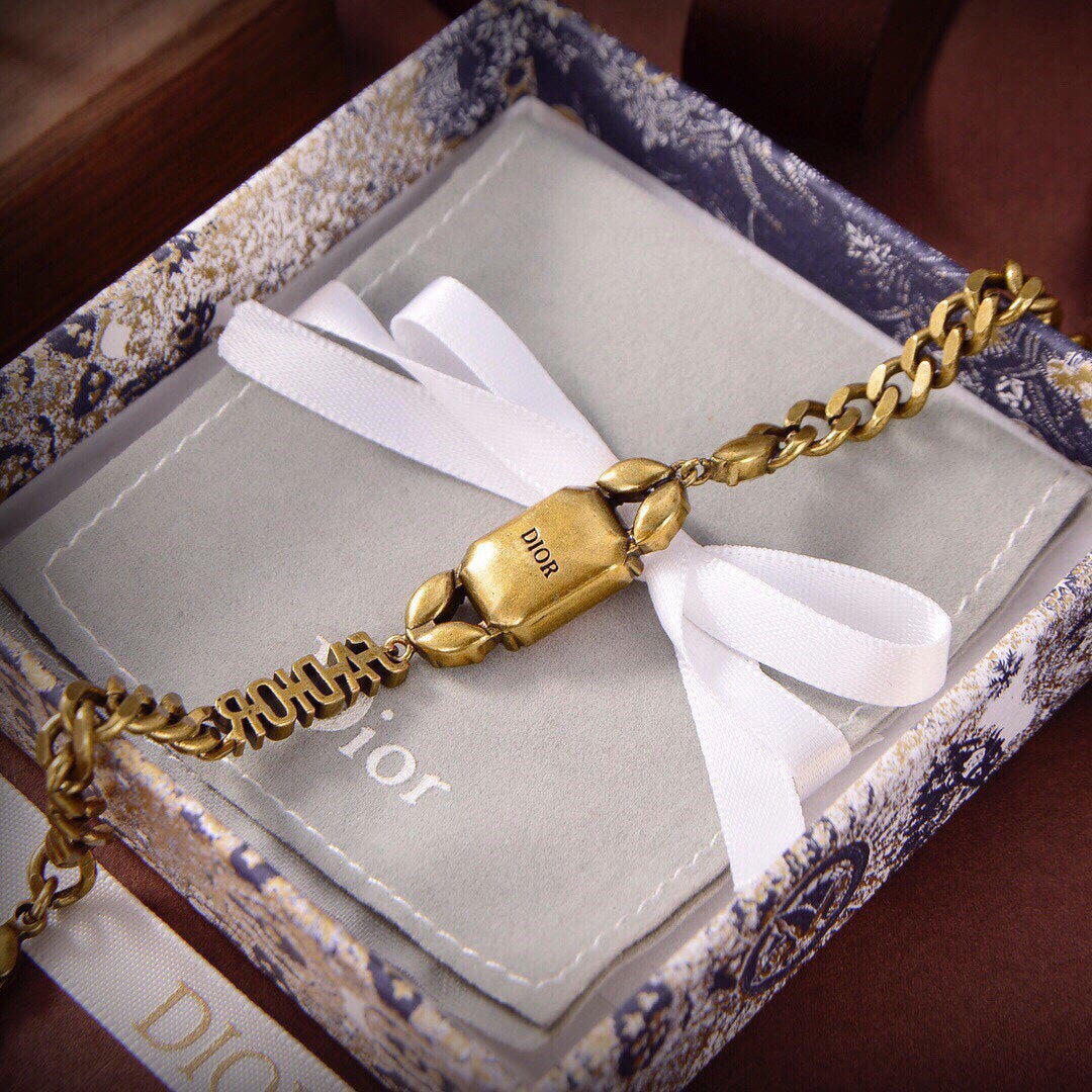 18K CD J¡¯Adior Multicolor Crystals Bracelet