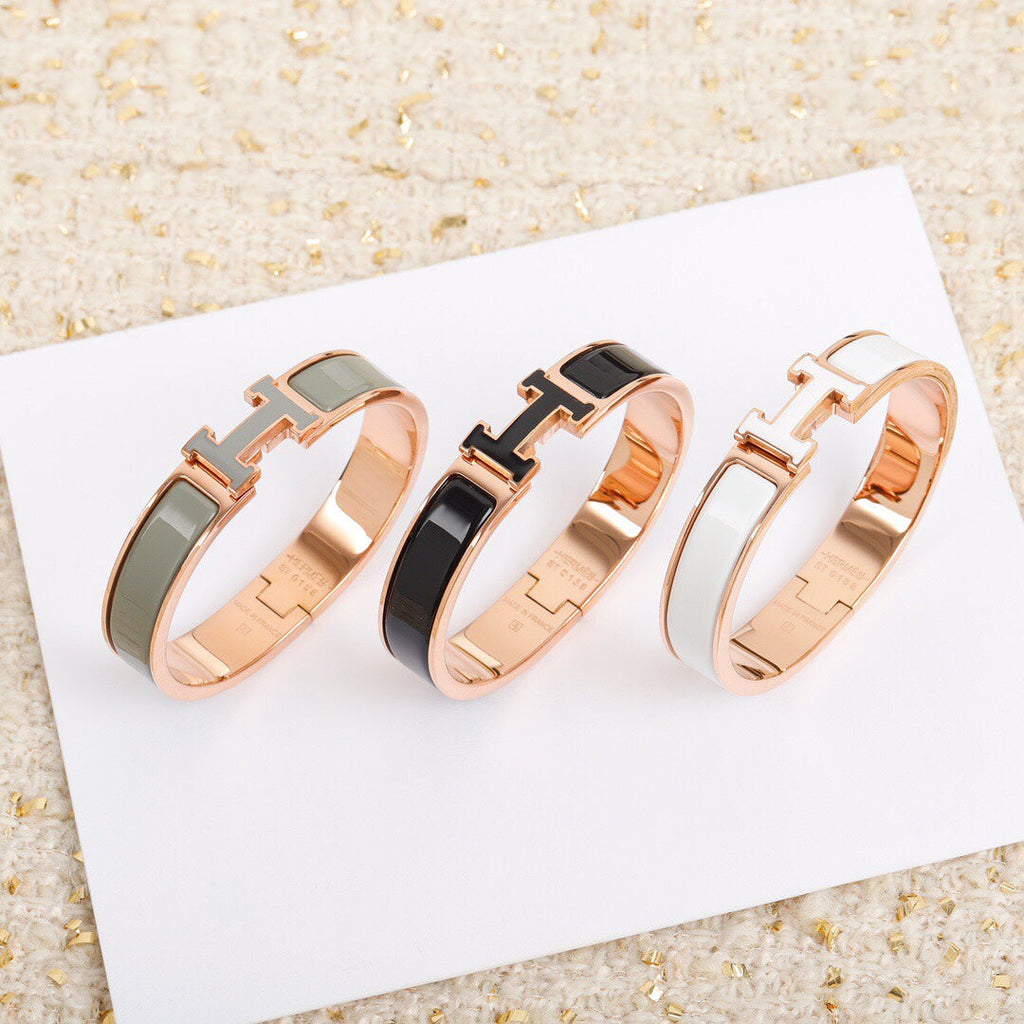 18K Clic H Grey Bracelet